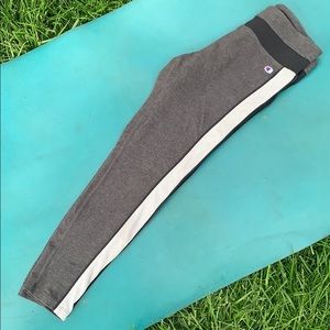 Champion Dark gray side-striped leggings